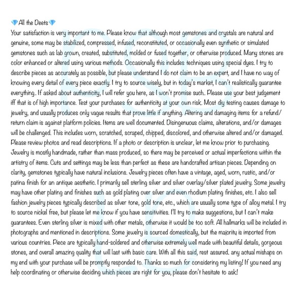 Turquoise Pendant Necklace Sterling Silver 925 Vintage Style Pear New - Picture 5 of 6